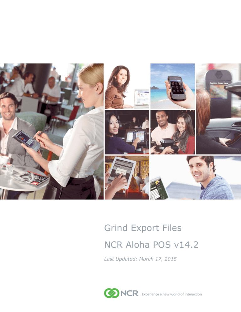 Grind Export Files | Manualzz