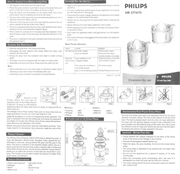 Philips citrus 2024 juicer hr2774