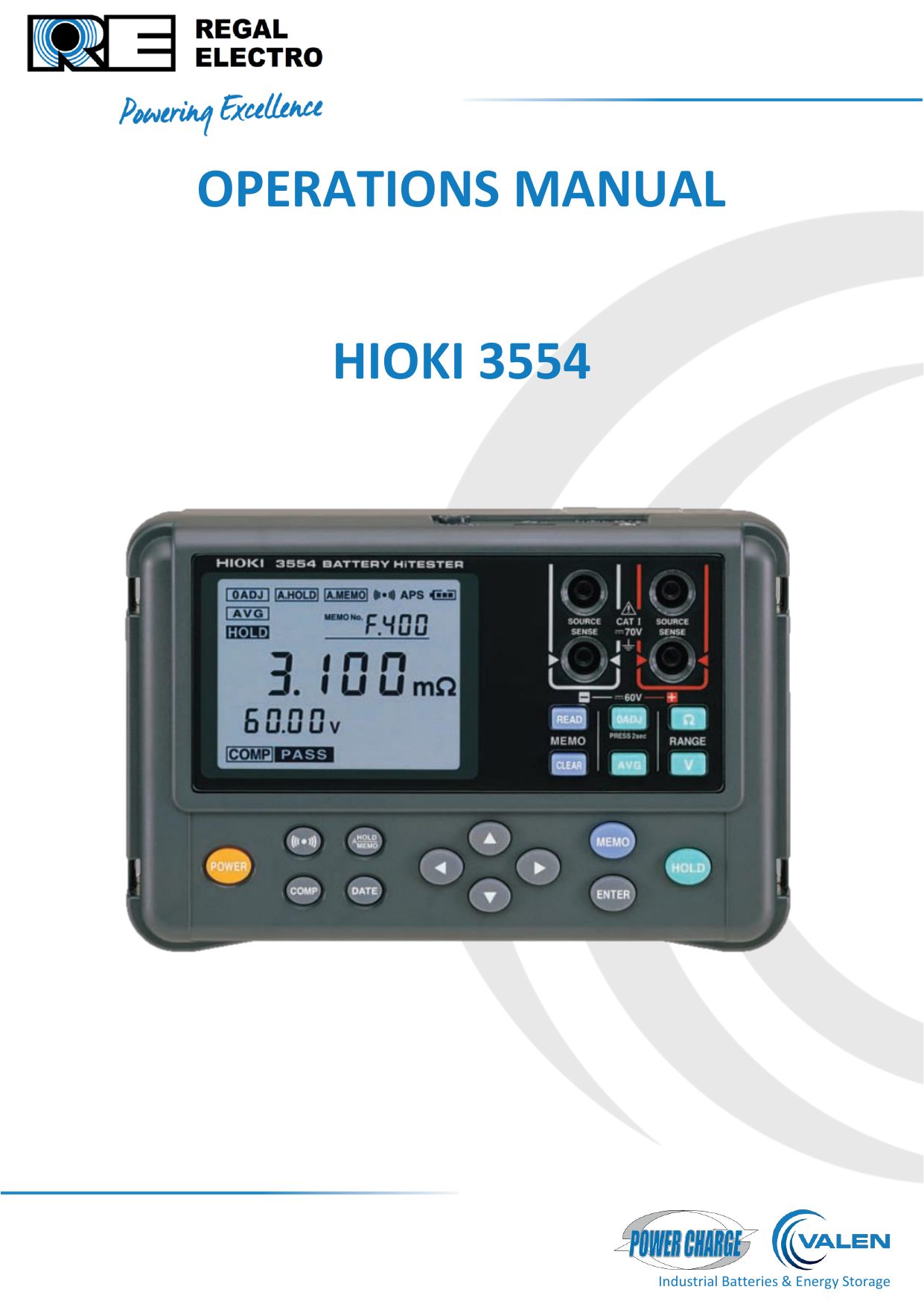 hioki 3261 user manual