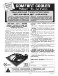 Triangle Engineering Fans User Manual | AI Chat