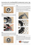 Moto-Master BMW outer ring Brake disc Instructions