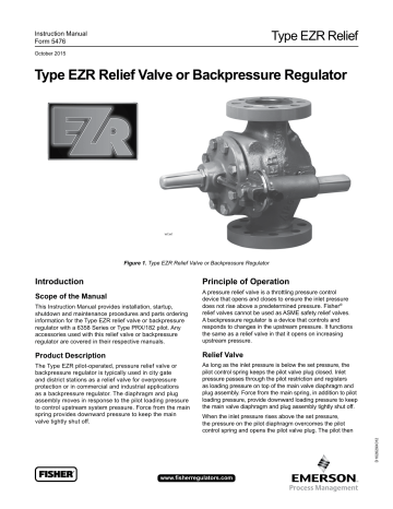 Type EZR Relief Valve or Backpressure Regulator | Manualzz