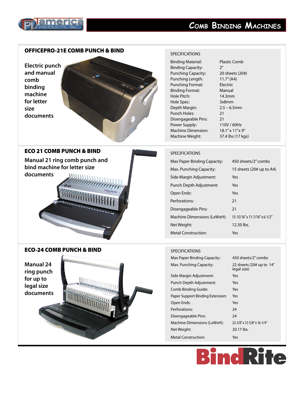 Electric Punch And Manual Comb Binding Machine For Letter Size Manualzz