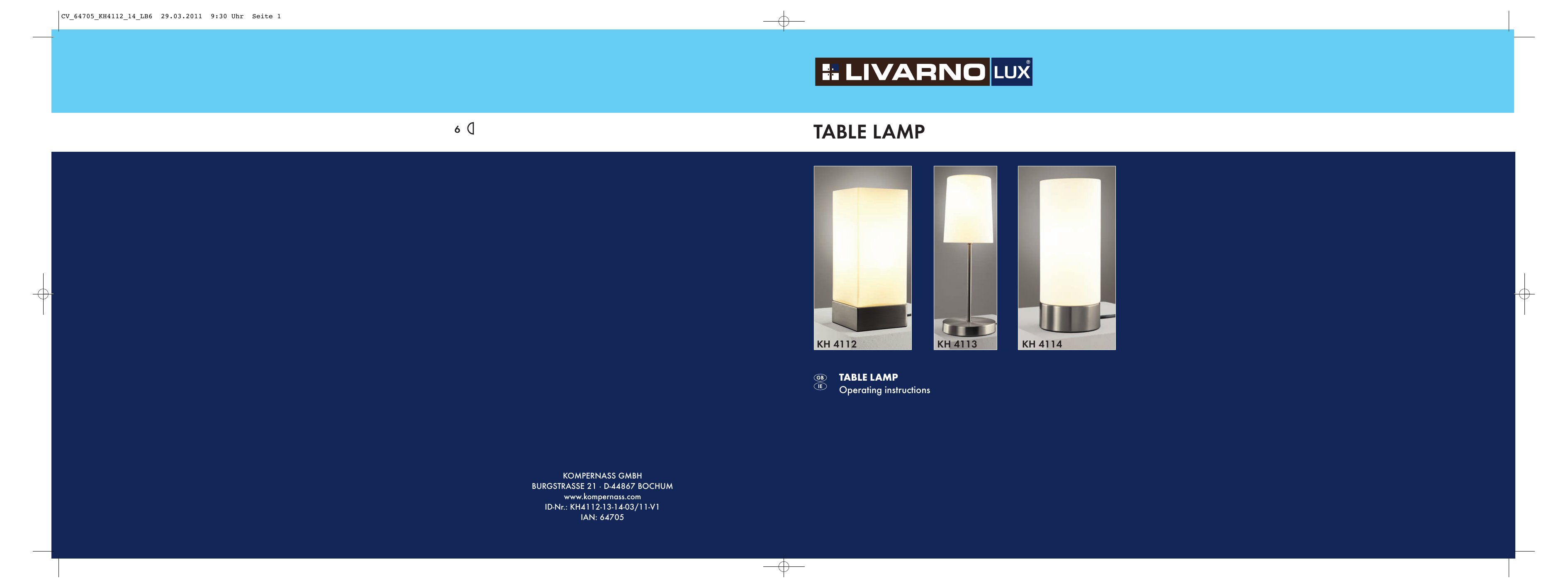 Table Lamp Lidl Service Website Manualzz Com