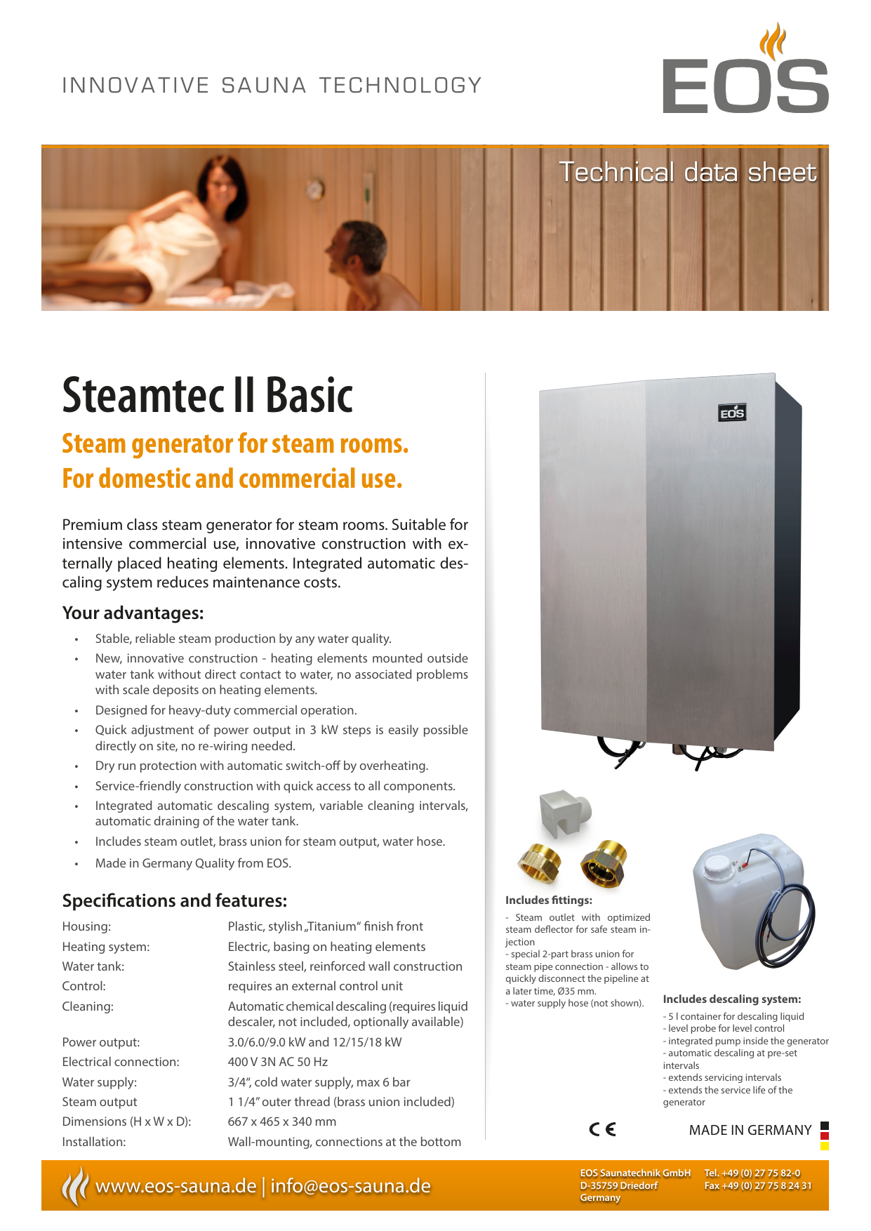 Steamtec Ii Basic Manualzz Com