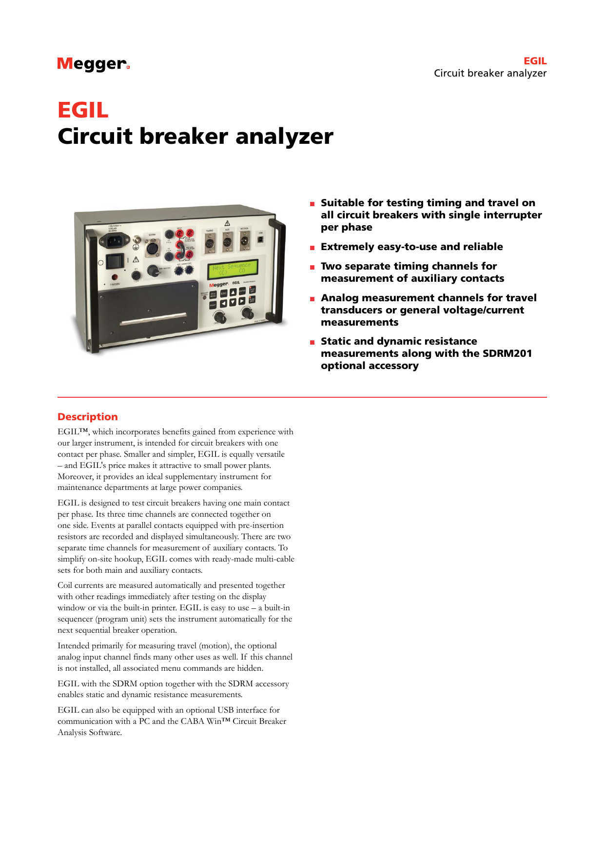 Egil Circuit Breaker Analyzer Manualzz