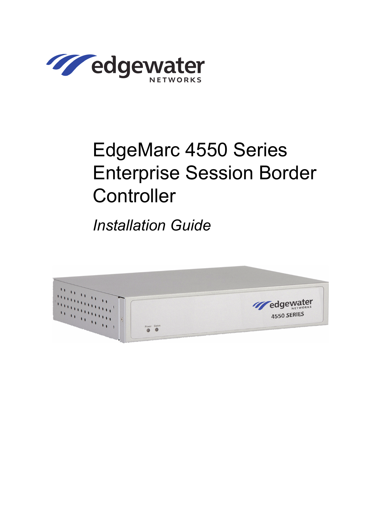 Edgewater Edgemarc 4550 Installation Guide Manualzz