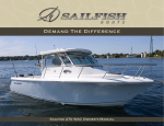 Sailfish 270 WAC Owner's Manual
