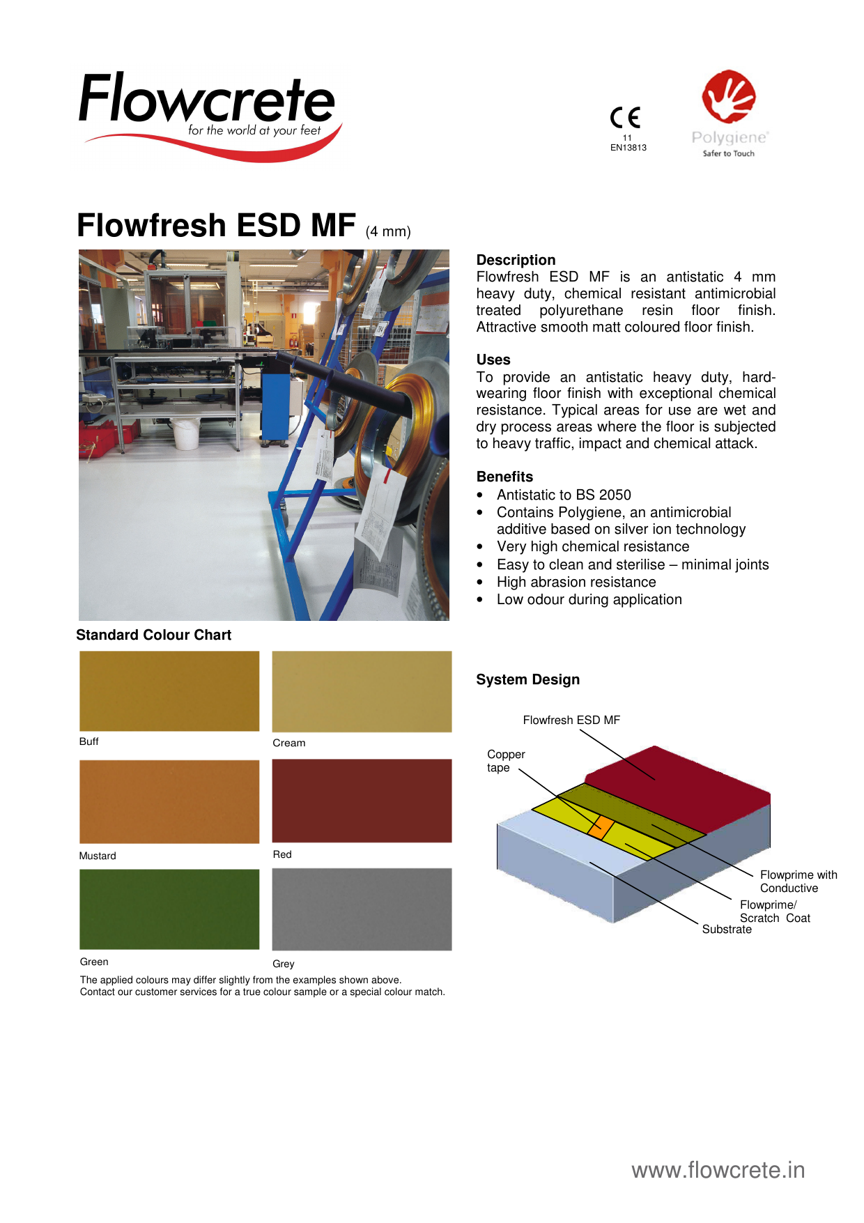 Flowcrete Color Chart: A Visual Reference Of Charts | Chart Master