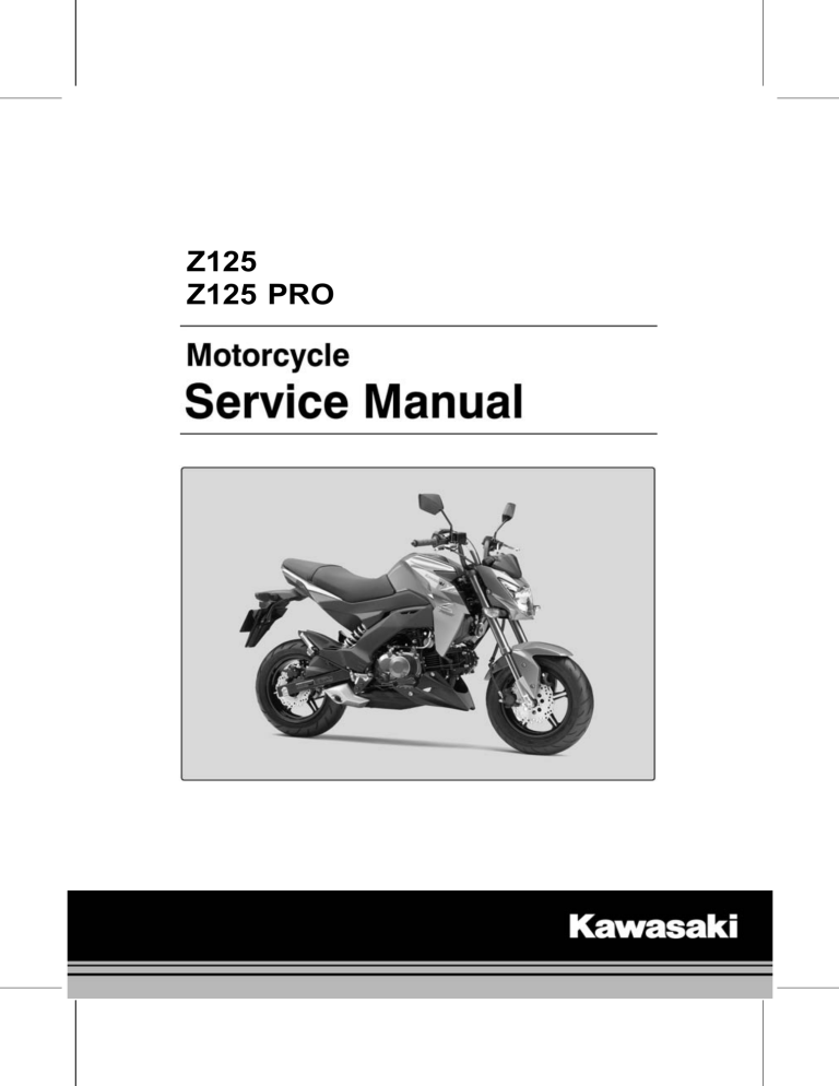 Z125 Pro (2017) Factory Service Manual | Wiring Diagram (BR125J)