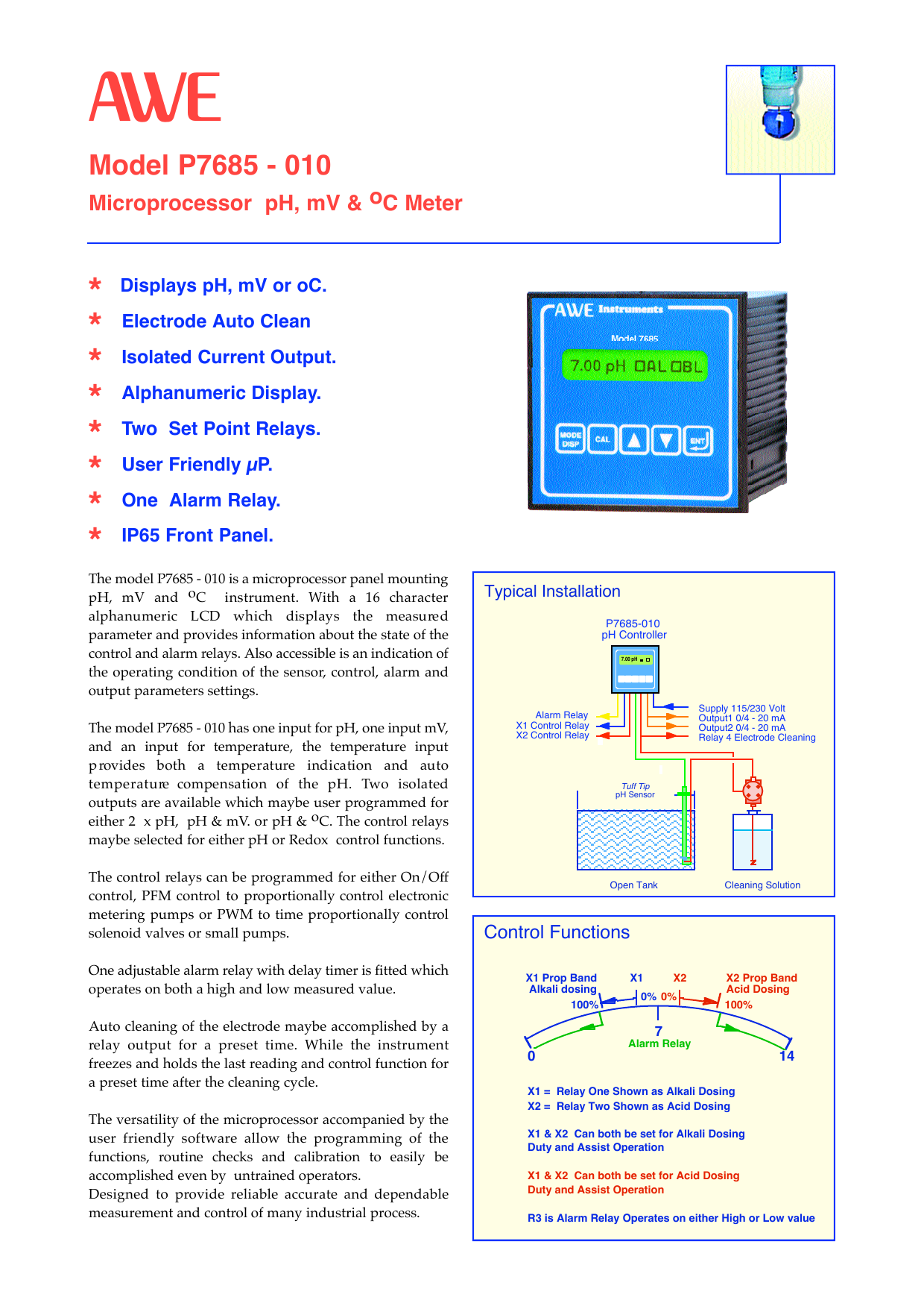 ph redox instruments ph redox controllers ph redox meters awep7685 010 dual input ph and redox controller manualzz comph redox instruments ph redox controllers ph