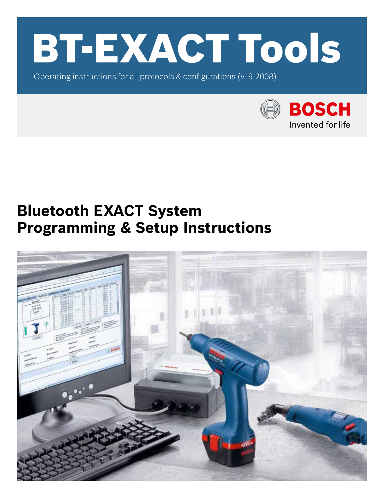 BT-EXACT Tools - Bosch Production Tools