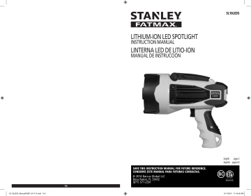 Stanley SL10LEDS, FATMAX SL10LEDS Instruction manual | Manualzz