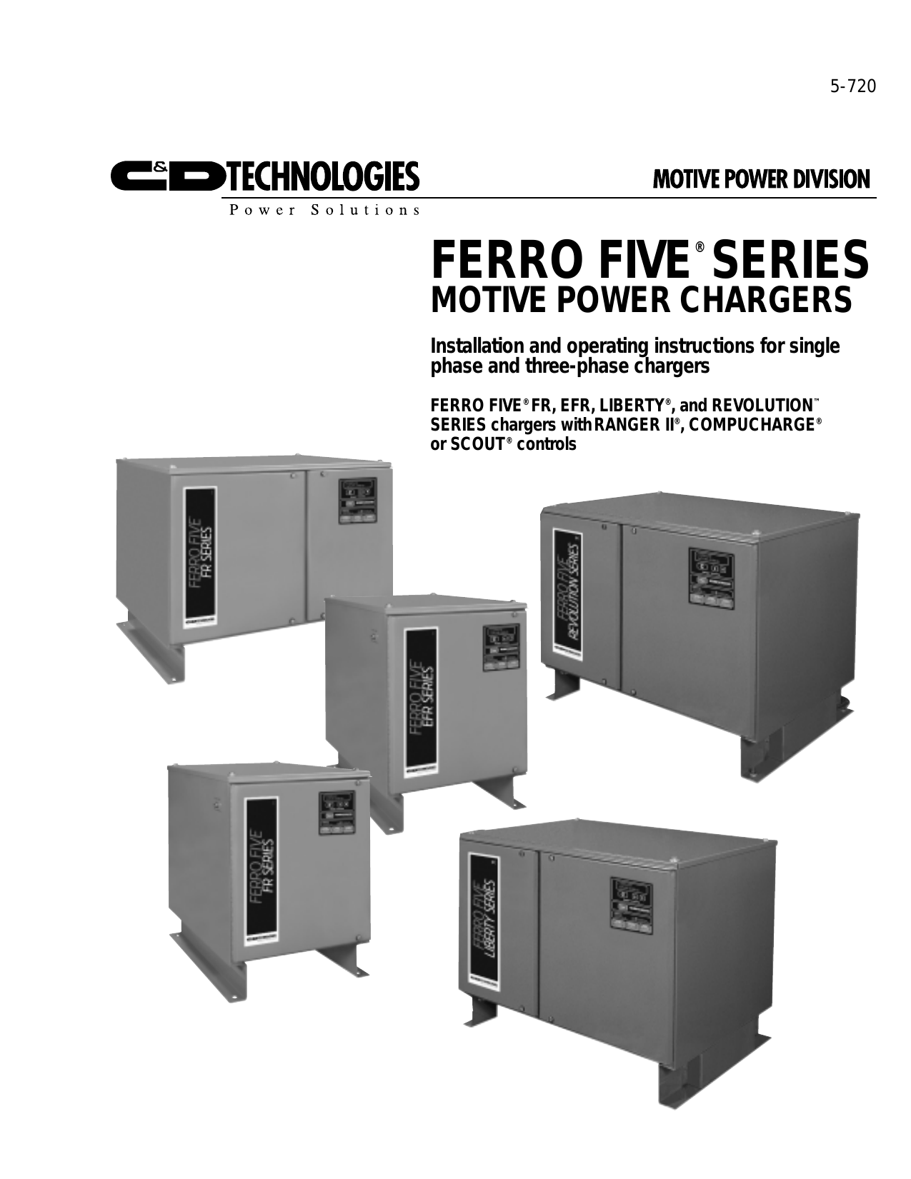 Ferro five battery charger manual operated