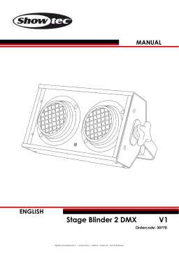 SHOWTEC STAGE BLINDER 2 DMX manual