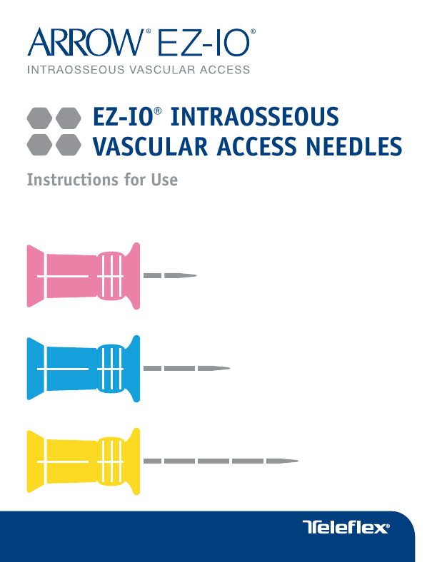 EZ-IO® INTRAOSSEOUS VAScUlAR AccESS NEEdlES Manualzz, 40% OFF