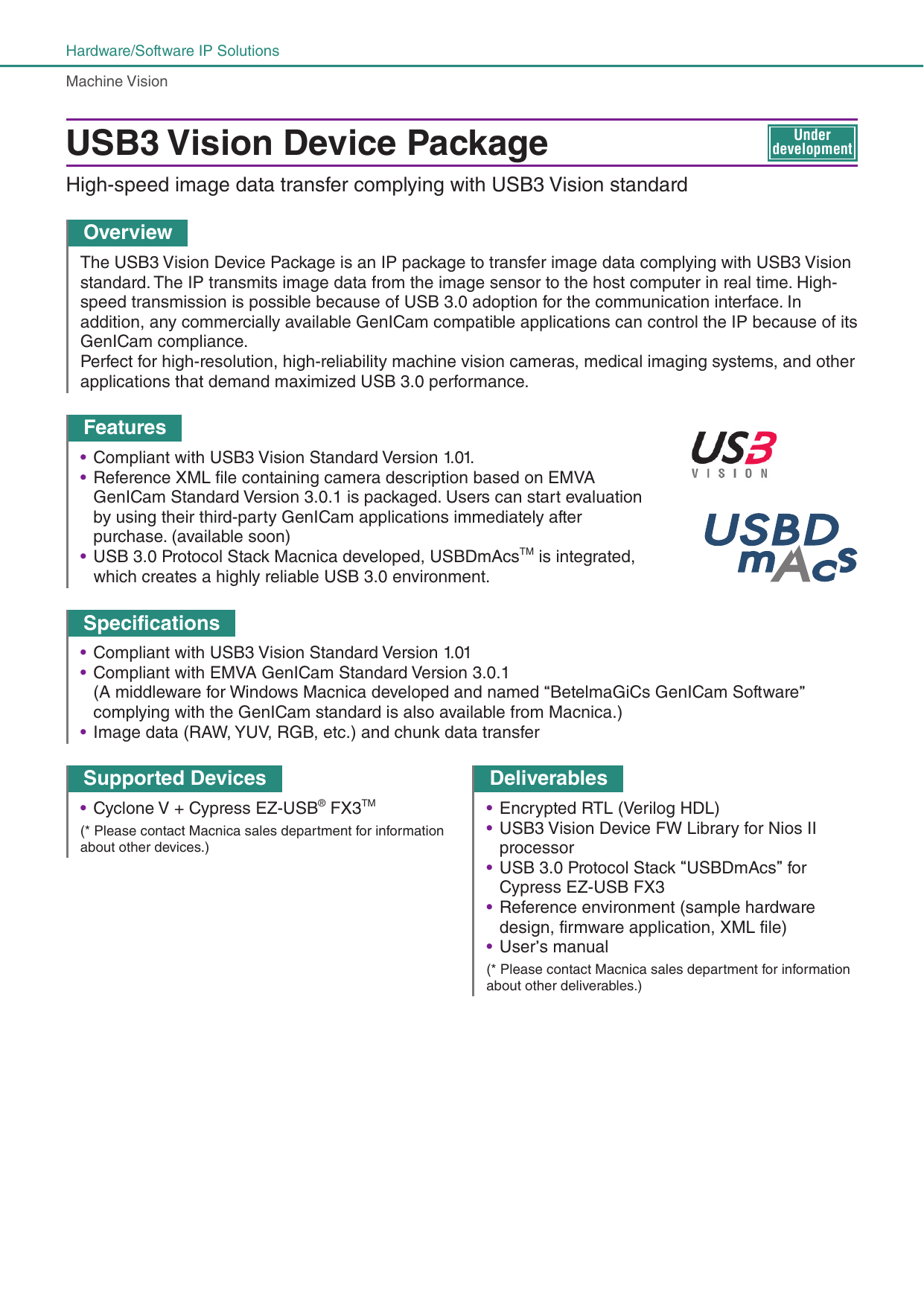 Usb3 Vision Device Package Manualzz