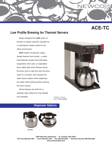 Newco Enterprises Inc Ace Tc Datasheet Manualzz