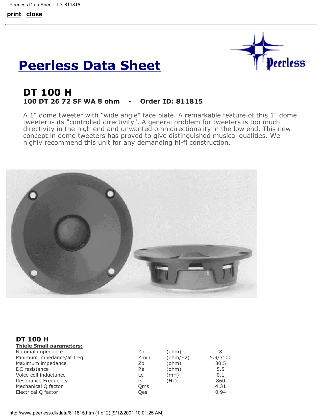 Peerless 1120 схема