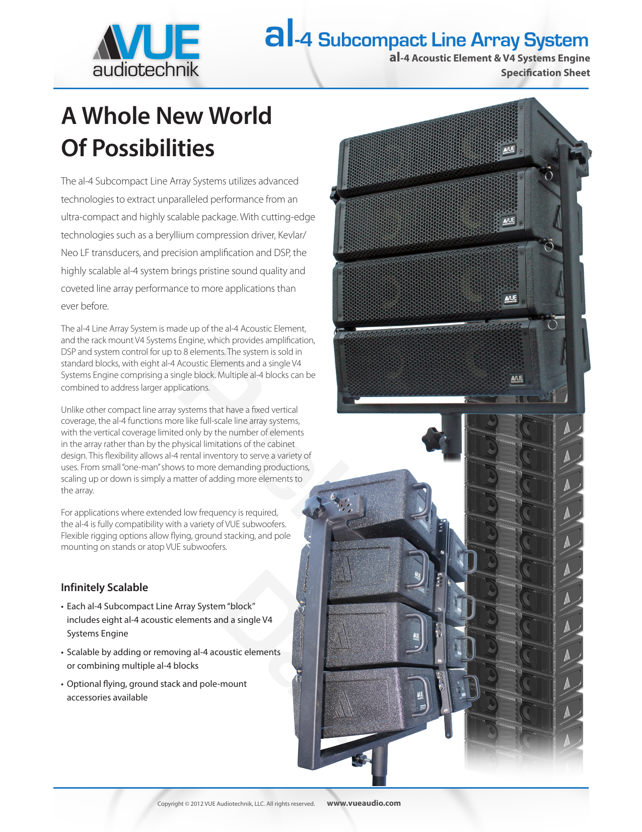 vue line array