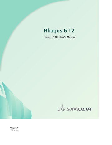 Abaqus Cae User S Manual Manualzz