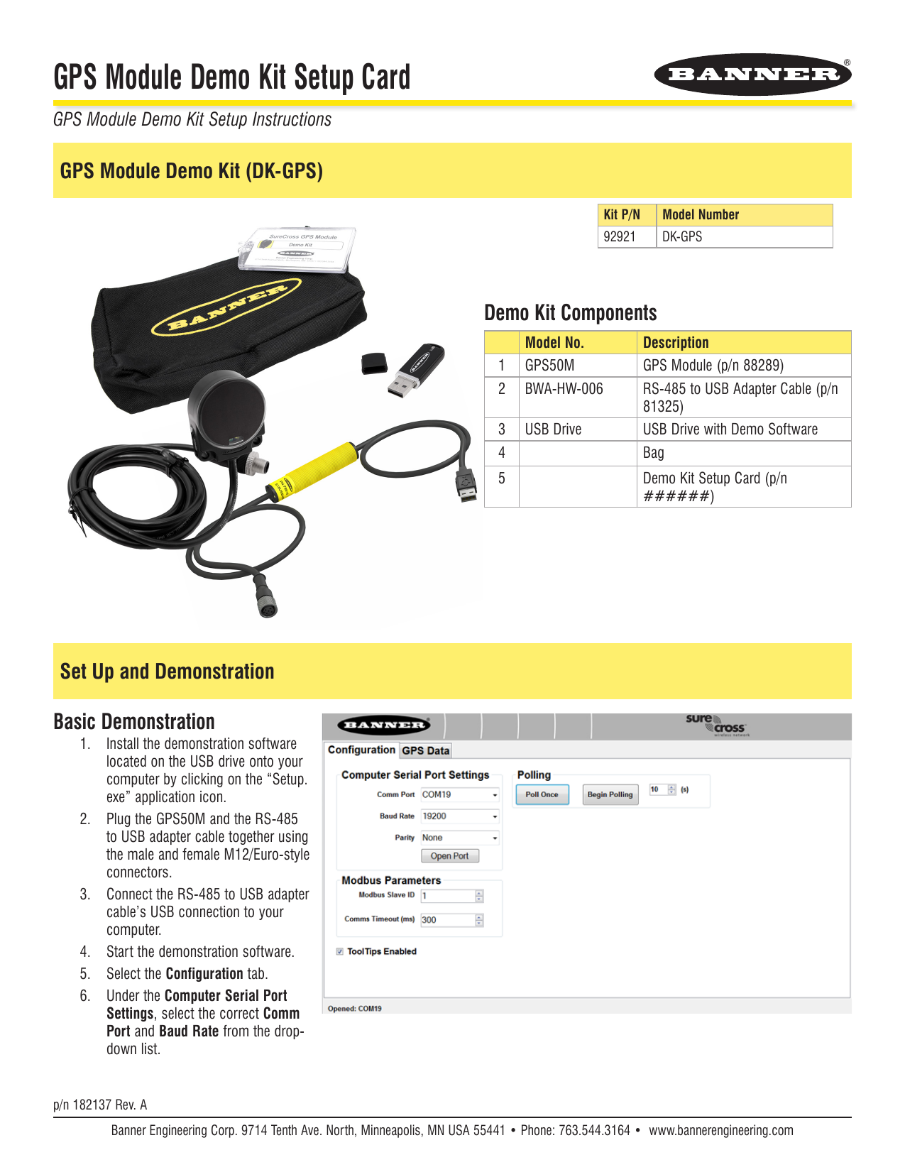 Gps Module Demo Kit Setup Card Manualzz