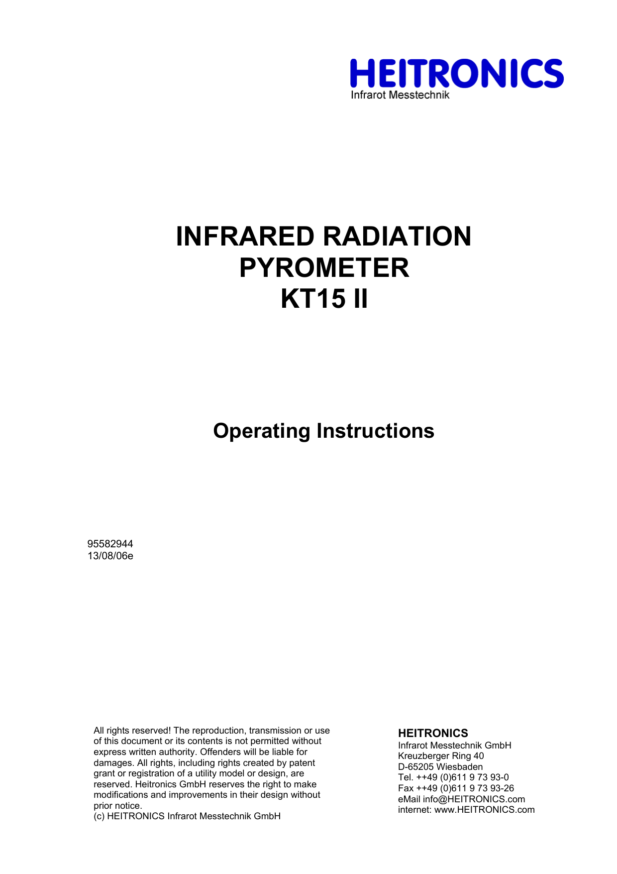 KT15 II | Manualzz