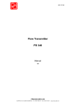 Flow Transmitter PD 340 Manual