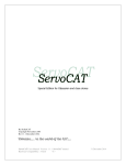 ServoCAT User Manual
