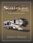 Solitude Fifth Wheel Owner's Manual