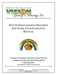 Pot-O-Gold Gaming Machine Configuration Manual