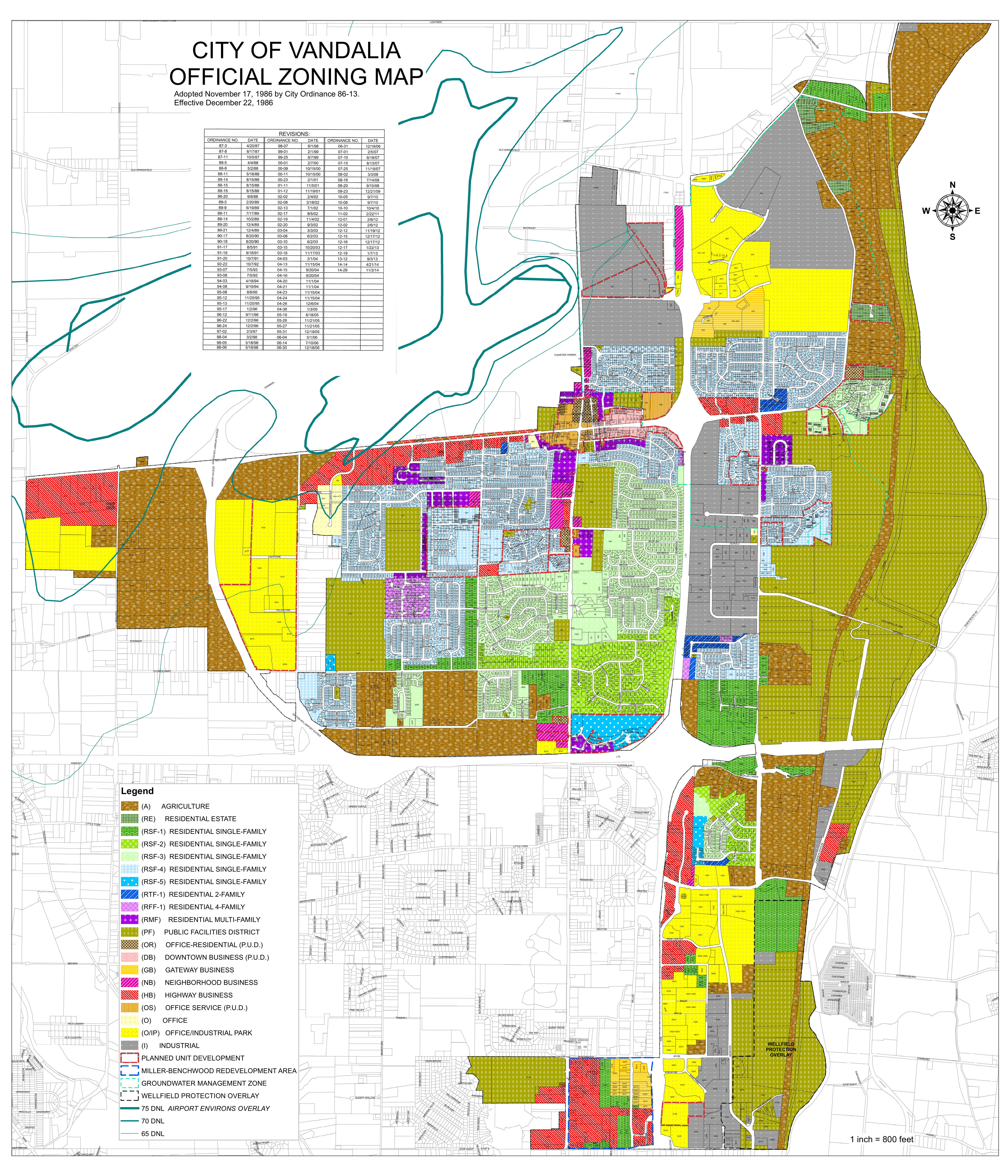 St Peters Mo Zoning Map City Of Vandalia Official Zoning Map | Manualzz