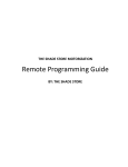 The Shade Store Shade Motor User Manual