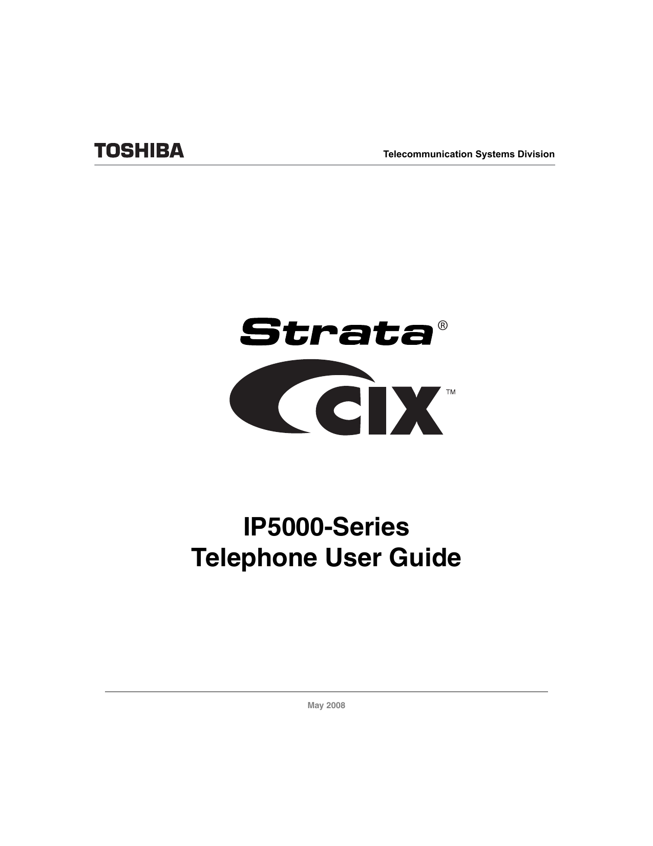 Toshiba User manual IP5000 Telephone User Guide Manualzz