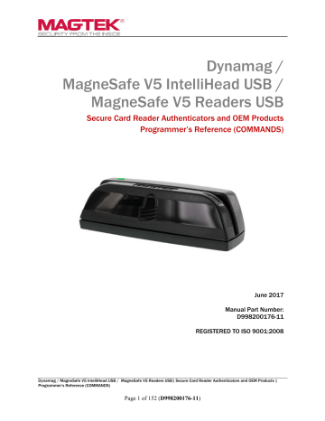magtek magnesafe mini usb secure card reader