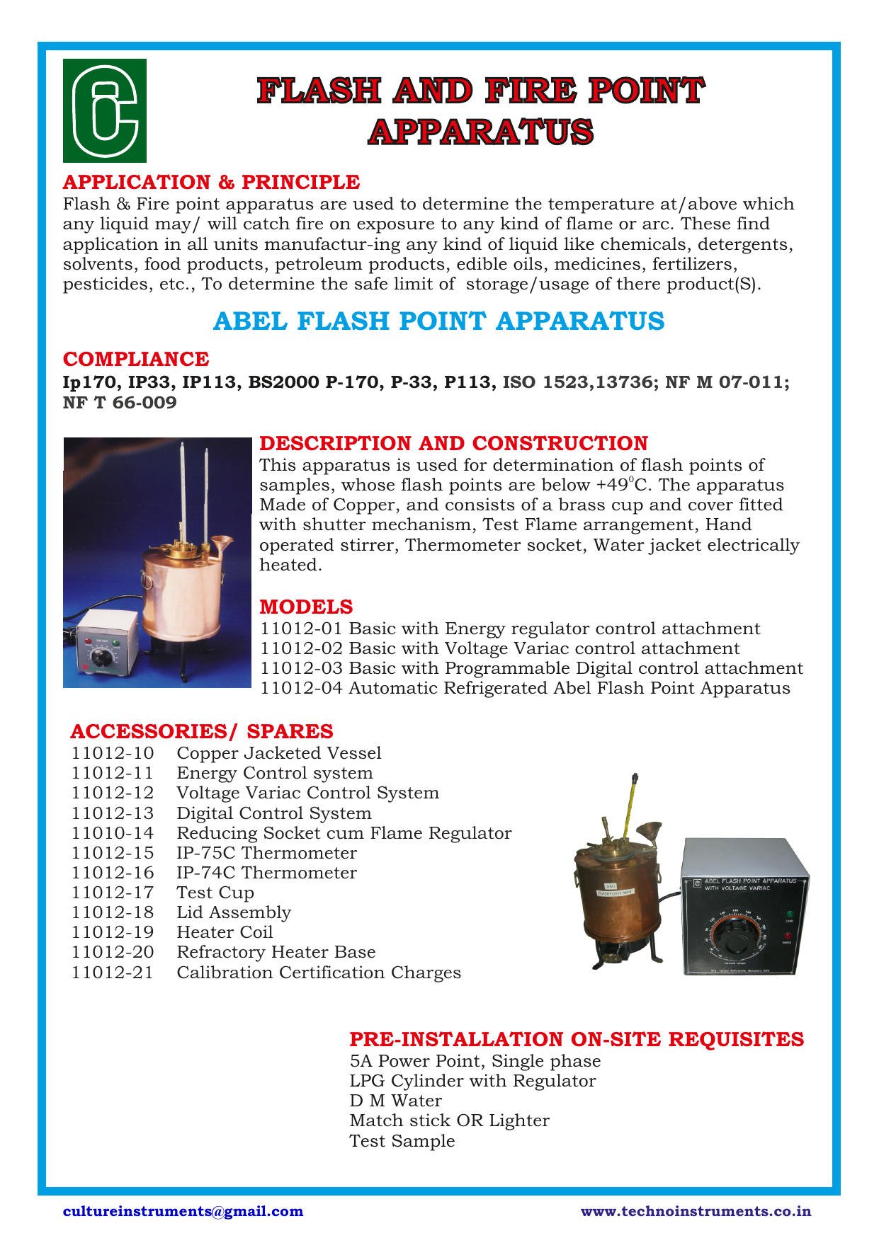 Flash And Fire Point Apparatus Manualzz