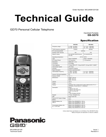 GD70 Technical Guide | Manualzz