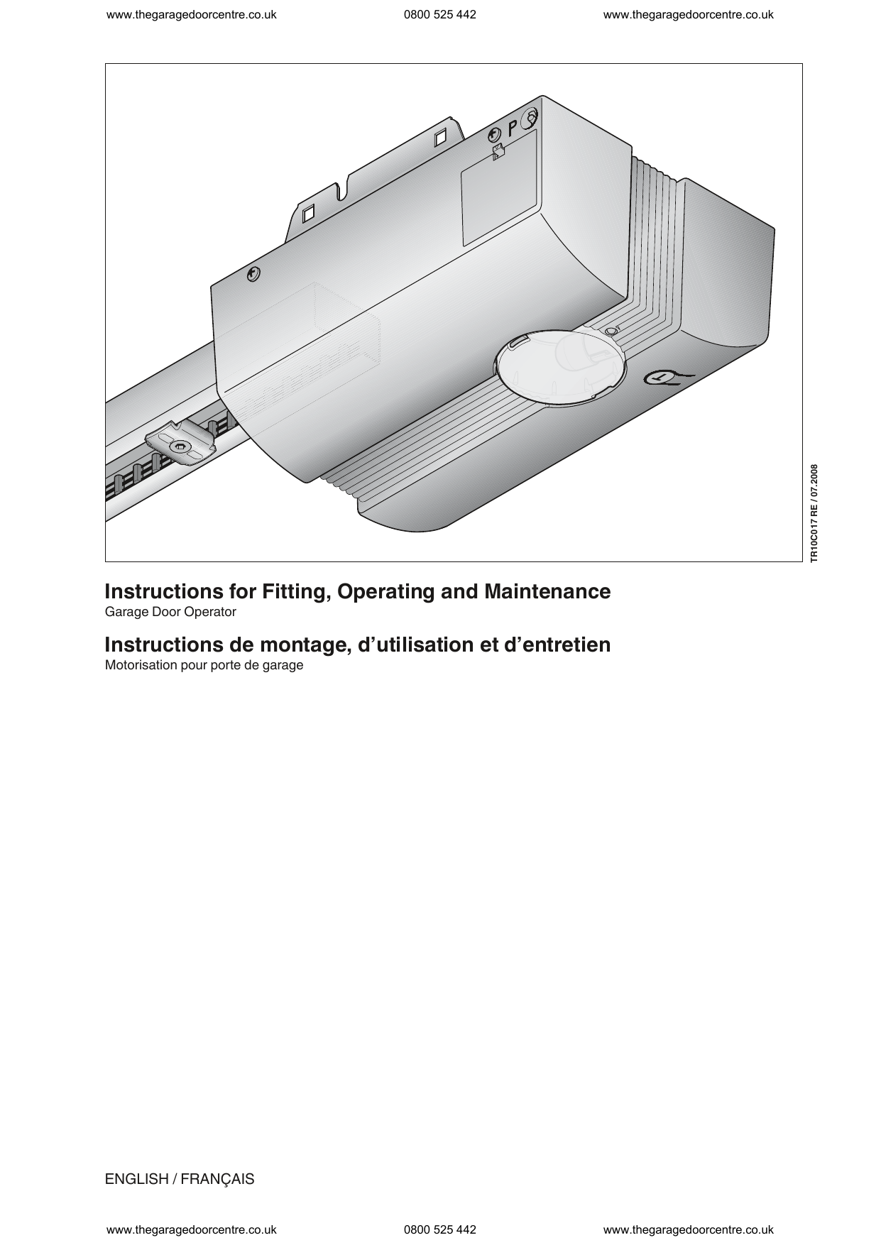 Hormann Ecostar C Fitting Instructions Manualzz Com