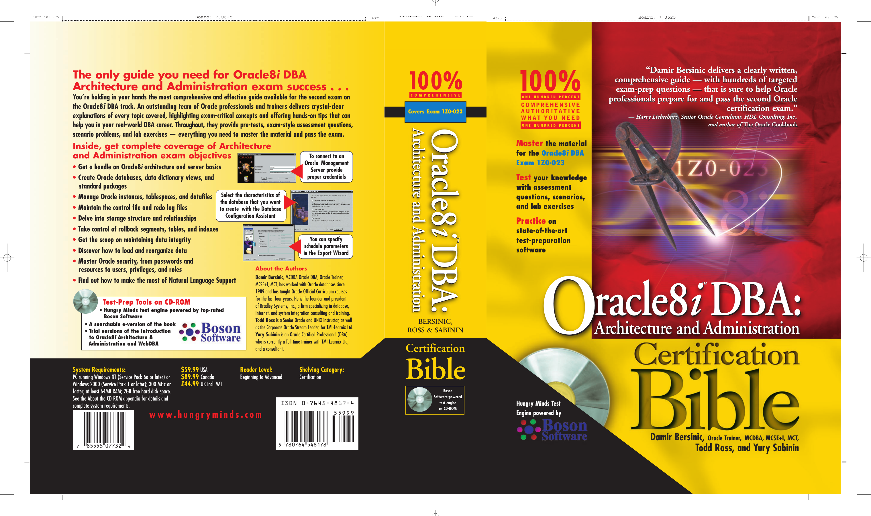 Oracle8i Dba Architecture Administration Certification Bible - 