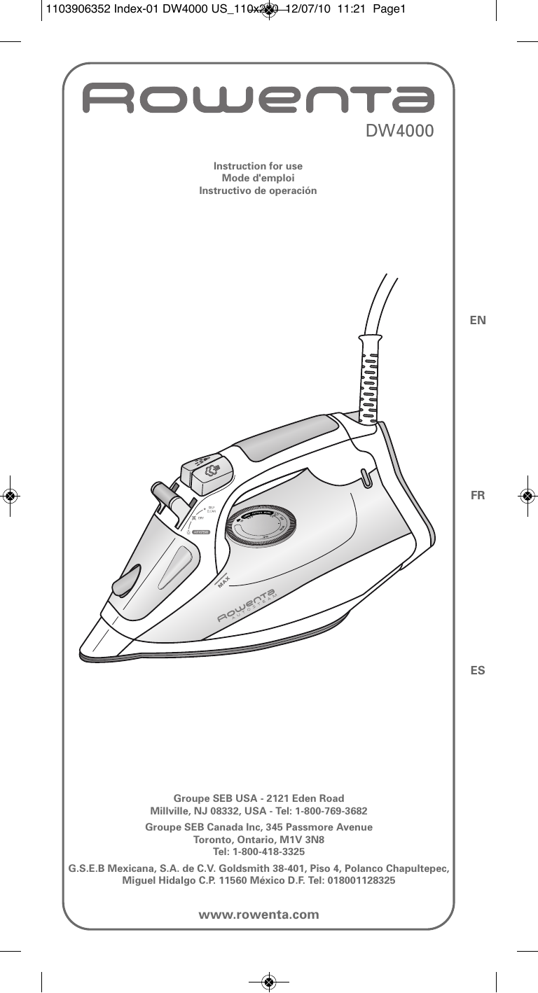 Rowenta Steamer Parts List