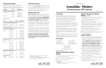 Millipore Immobilon Western HRP Substrate User Guide