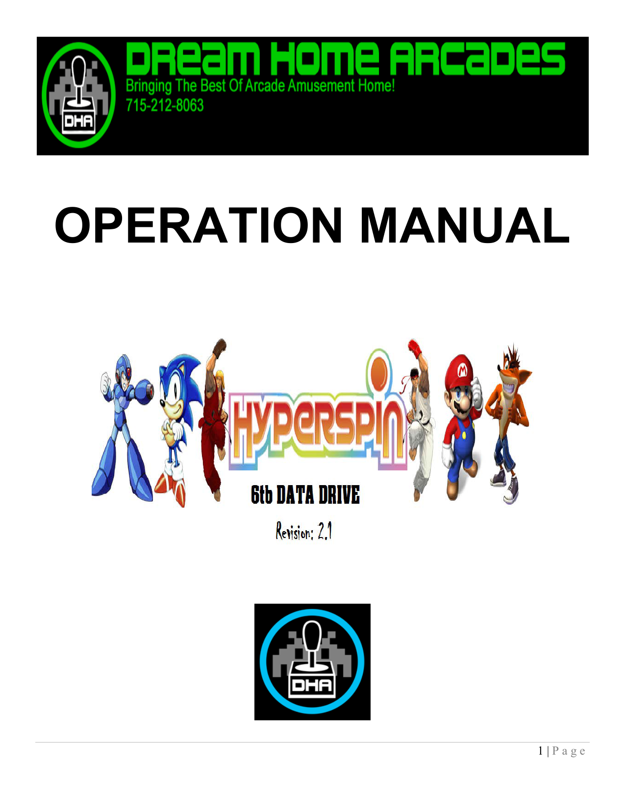 Operation Manual Dream Home Arcades Manualzz