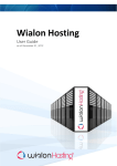 Wialon Hosting User Guide