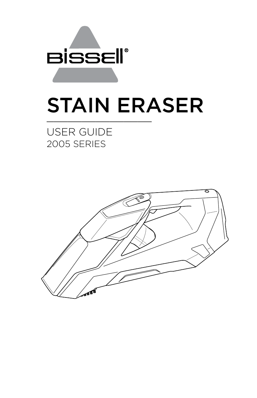 BISSEL Stain Eraser Owner Manual | Manualzz