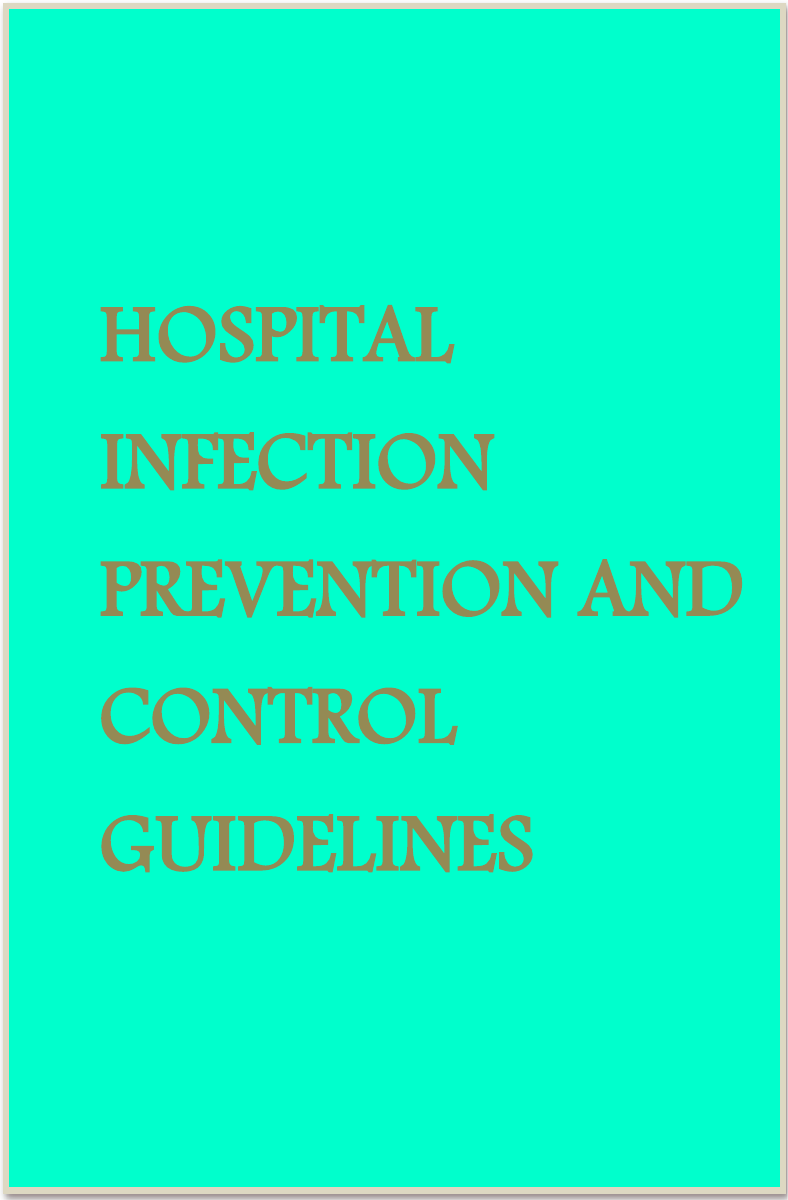 Revised Hospital Infection Prevention And Control Guidelines Manualzz