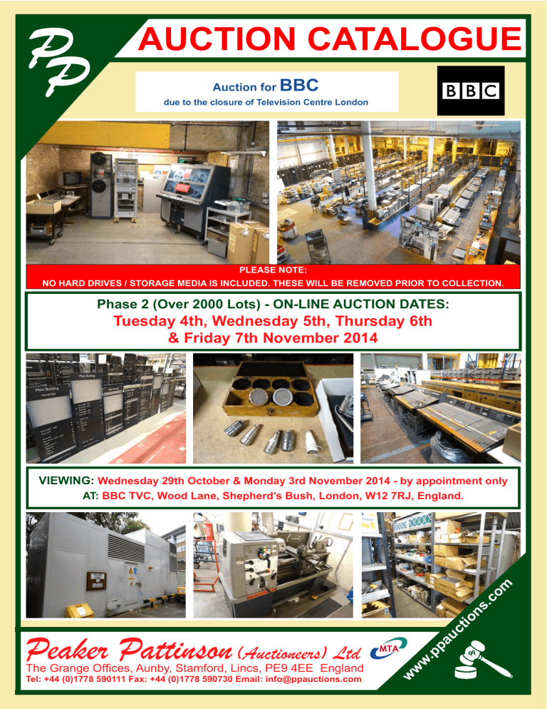 Auction Catalogue Peaker Pattinson Manualzz