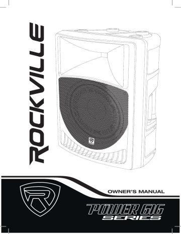 Rockville RPG10, RPG15, RPG8, RPG12 Owner's manual | Manualzz