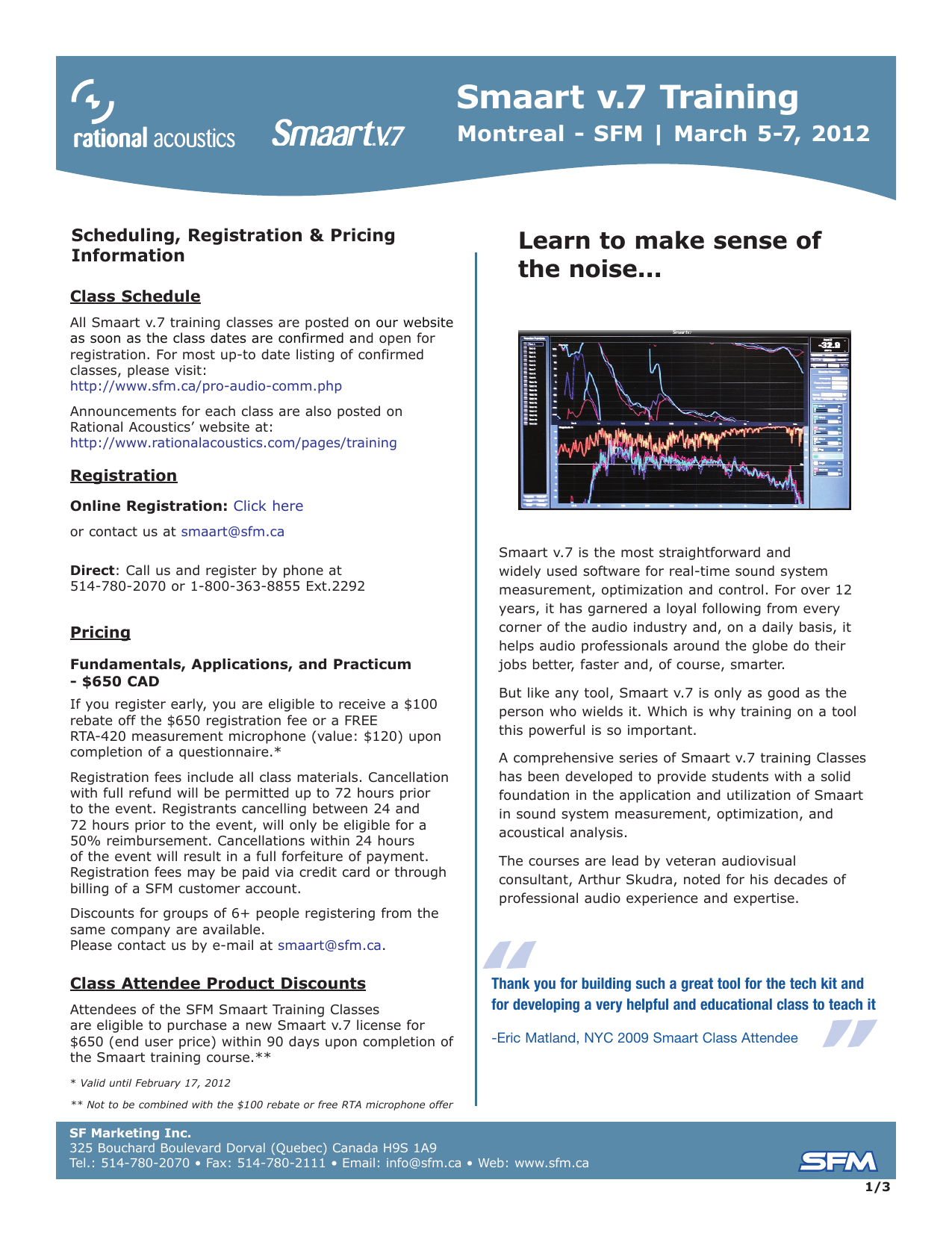 rational acoustics smaart 7 quick start guide