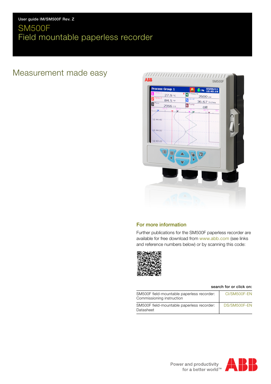 ABB SM500F User Manual | Manualzz