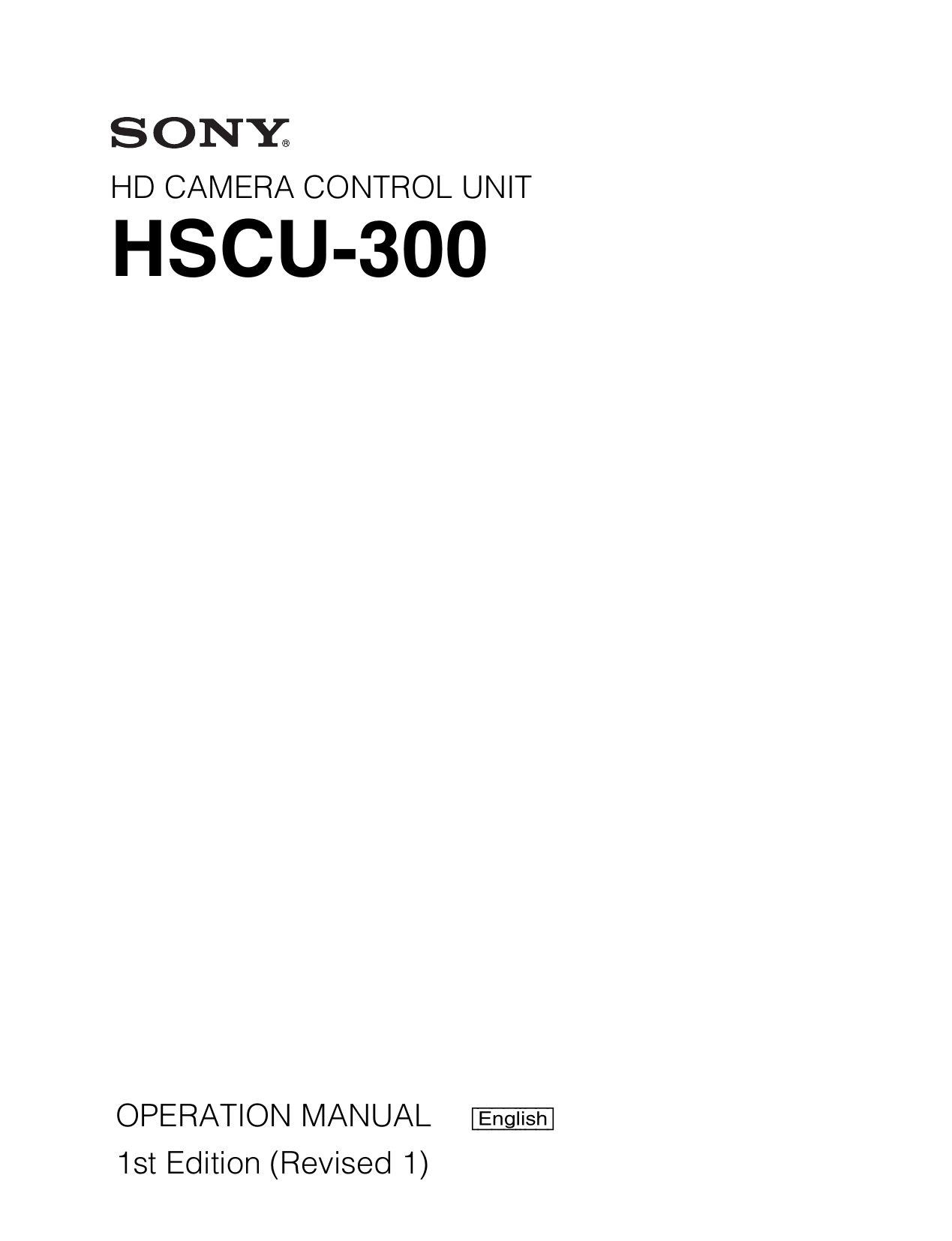 sony-hscu-300-manualzz